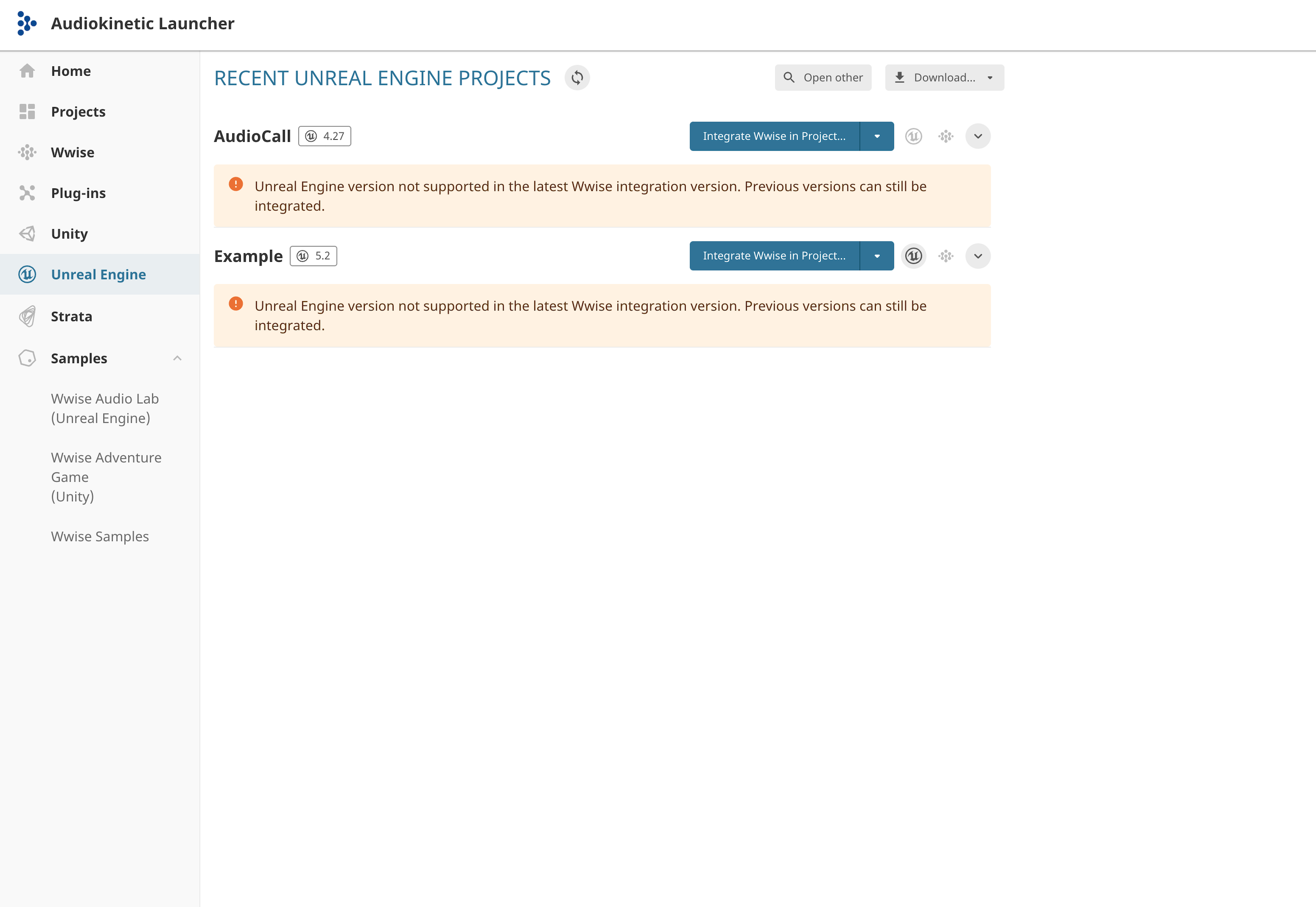 Integrate Wwise in Project