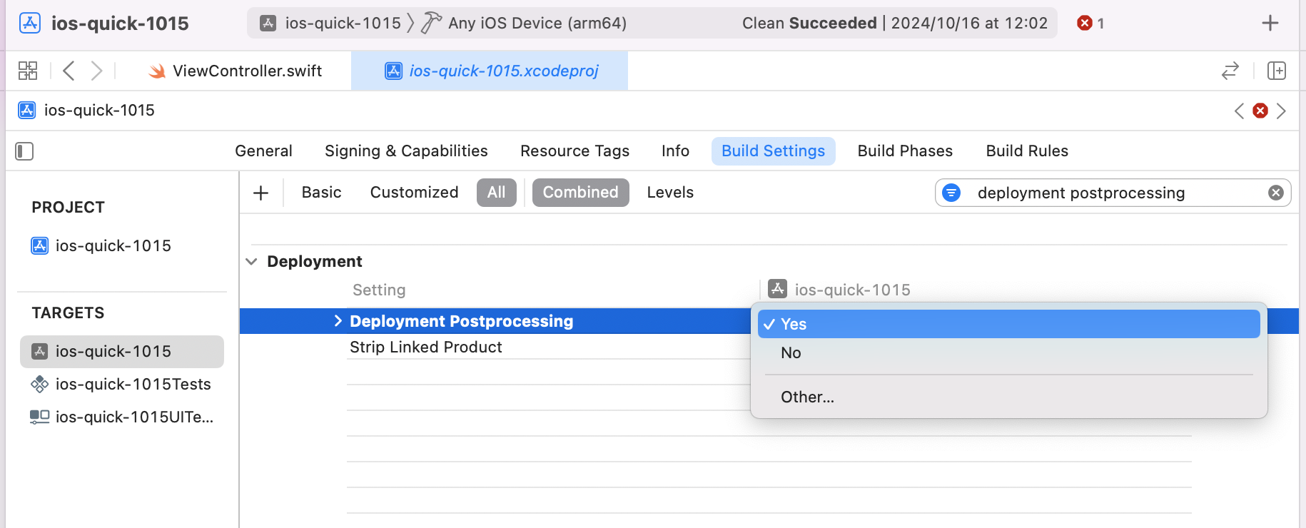 deployment postprocessing