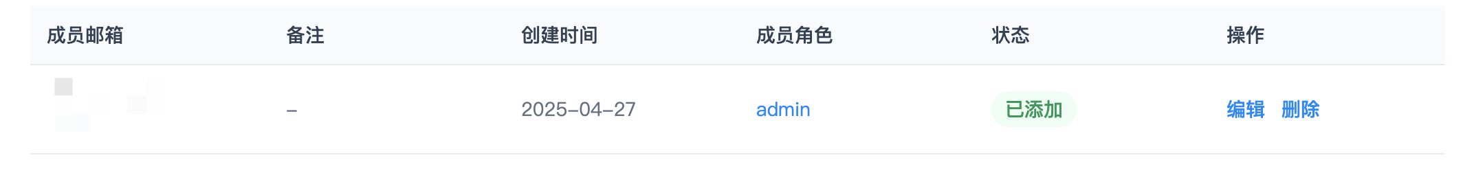 成员已添加